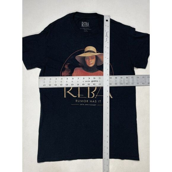 Reba Rumor Has It Graphic T-shirt Women Small Black Short Sleeve Music - Picture 5 of 5
